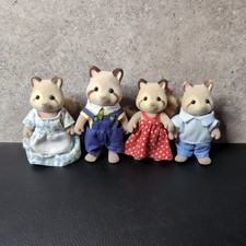 Sylvanian Families Mulberry Raccoon Family - Including Clothes