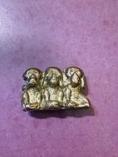 vintage-style brass figurine