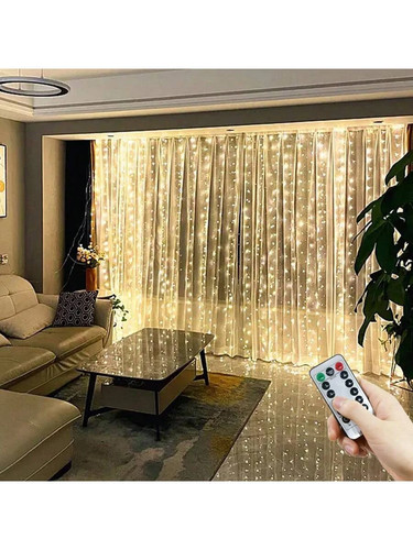 100 led curtain string - x,
