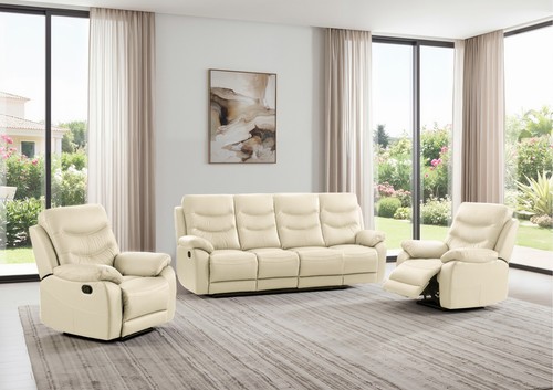 Cream italian leather seat - 4, seat,3