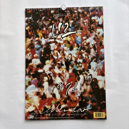 Achtung baby 1992 calendar - achtung,