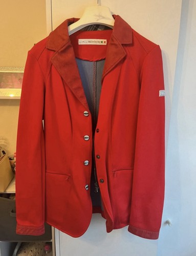 Red animo showjumping jacket - red,