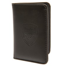 ARSENAL FC CREST PU LEATHER EXECUTIVE CARD HOLDER - FOOTBALL GIFT, MENS, XMAS