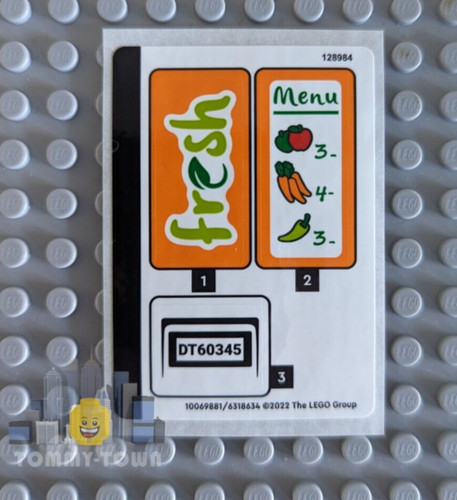 Lego city farm sticker sheet - lego,