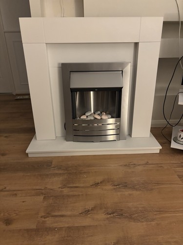 Electric fire and surround - fire,