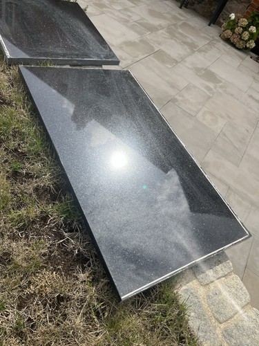 Black star galaxy - star, granite
