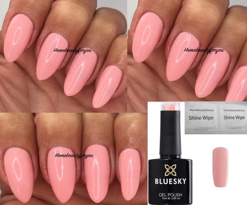 Bluesky gel nail polish - polish, pink
