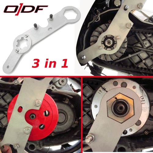 Variator clutch locking tool - +,