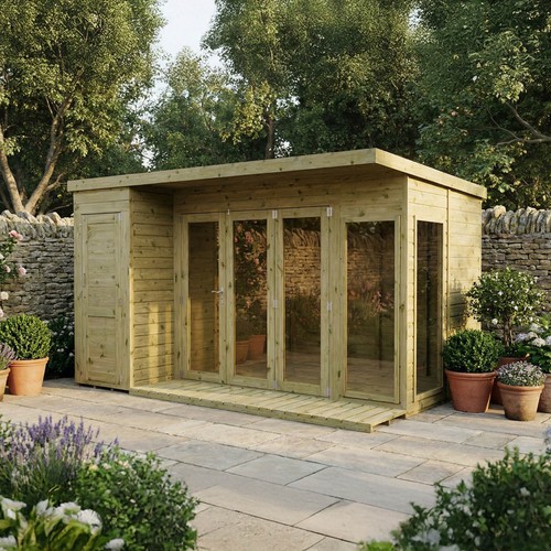 Wooden garden room - 12,