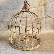 Vintage Hanging Metal Bird