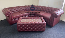 Chesterfield Corner Sofa in Ox