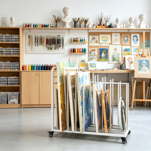 Print storage rack - a1,