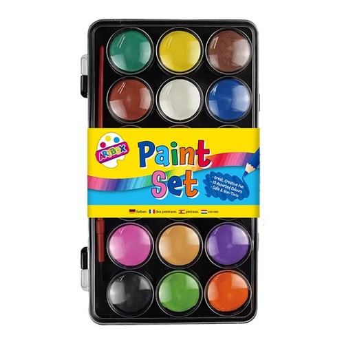 Colour paint box with - 18,