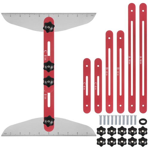 Stair tread template tool - stair,