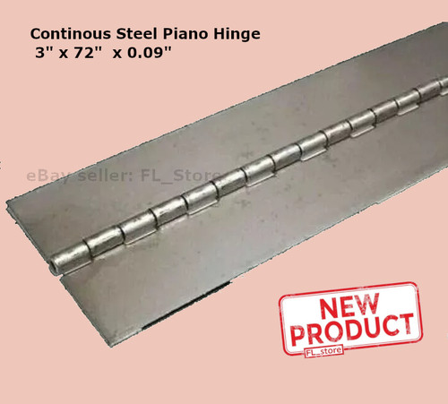 Weldable piano hinge x 72 - 3",