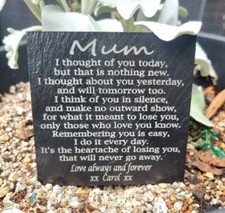 Personalised Mum memorial
