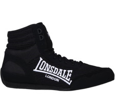 Lonsdale Contender Boxing Boots Black UK 9.5 US 10.5 *REFCRS111