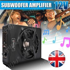 1000W Active Underseat 10 in Car Bass Box Audio Subwoofer Sub Speaker Amplifier