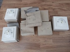 8 x Vintage cream bakelite