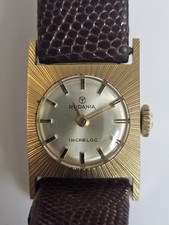 18ct Gold, Rodania 1940 Vintage Watch