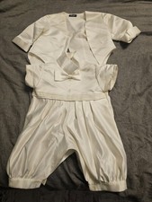 BOYS CHRISTENING ROMPER SUIT