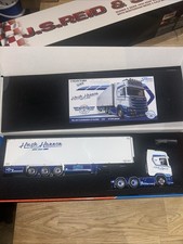 tekno model hugh hannon 1.50 Scale SCANIA Next Gen R650 With Fridge Trailer