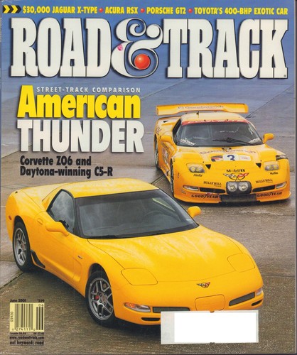Road track june 2001 - road, &