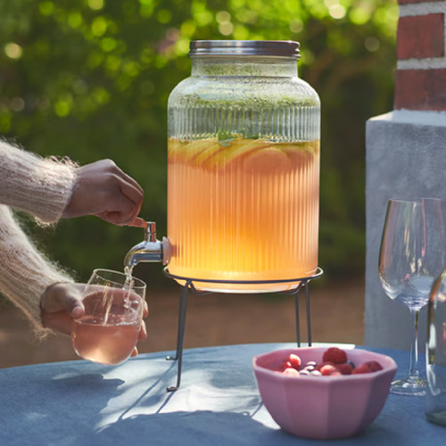 Glass drink dispenser baverage - glass,