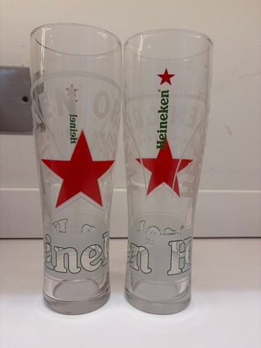 Joblot 12x heineken glasses - joblot,