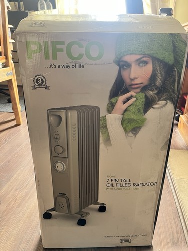 Pifco oil filled radiator - filled,