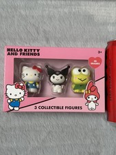 Hello Kitty And Friends 3D Collectible Erasers Hello Kitty, Keroppi  and Kuromi