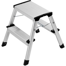 2 Tread Ladder Folding Compact
