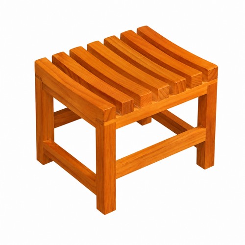 Bath stool with slatted - stool, seat