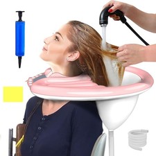 Portable Hair Washing Basin,Mobile Salon Foldable Hair Washing Basin for Elderly