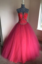 Mori Lee Prom Dress Pink UK Size 6 **All Money Donated To Hospice Charities**