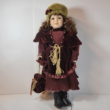 knightsbridge collection porcelain doll Maureen 20 Inch