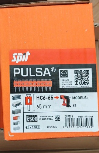 Spit pulsa nails 65mm - 65mm, with