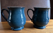 Denby Greenwich - 2 x craftsman mugs - good used condition