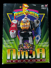 1995 Mighty Morphin Power Rangers Deluxe Ninja Megazord Retro #2491 INCOMPLETE