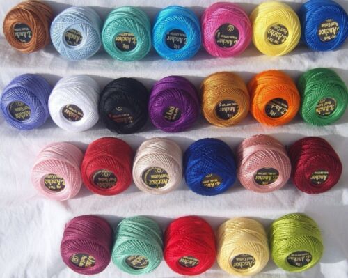 Anchor pearl cotton balls - anchor,