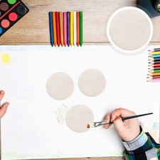 8 Pcs Flat Pebbles for Art Small Craft Stones Painting Crafts