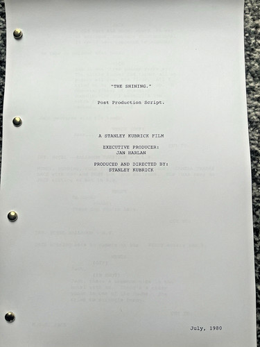 The shining film script - film, /