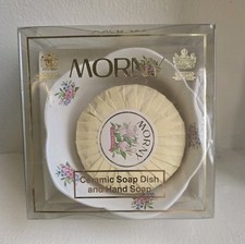 Magnolia By Morny For Women Soap With Ceramic Soap Dish New (100g) 