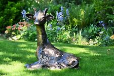 Baby Giraffe garden ornament  .... life size .... cast aluminium