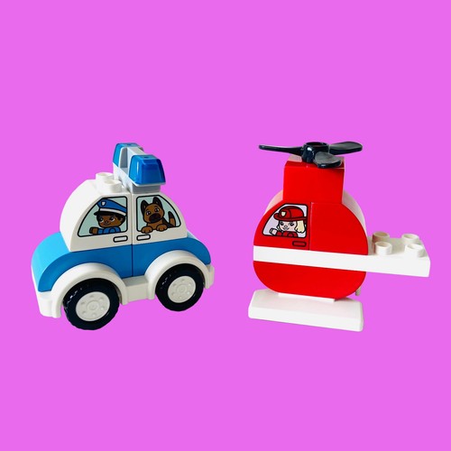 Lego duplo fire - lego, helicopter