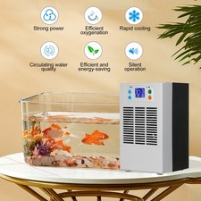100W 30L Small Fish Tank Water Heater & Chiller Aquarium Chiller √