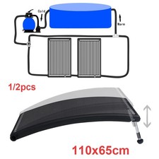 Curved Pool Solar Heating