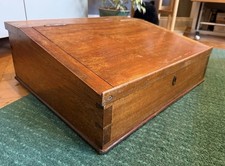 Large Antique Writing Slope Stationary Box With Cubbyhole’s