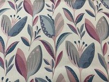 Leon Deco Flowers  Fabric PINK