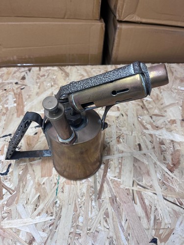 Vintage brass paraffin - brass,
